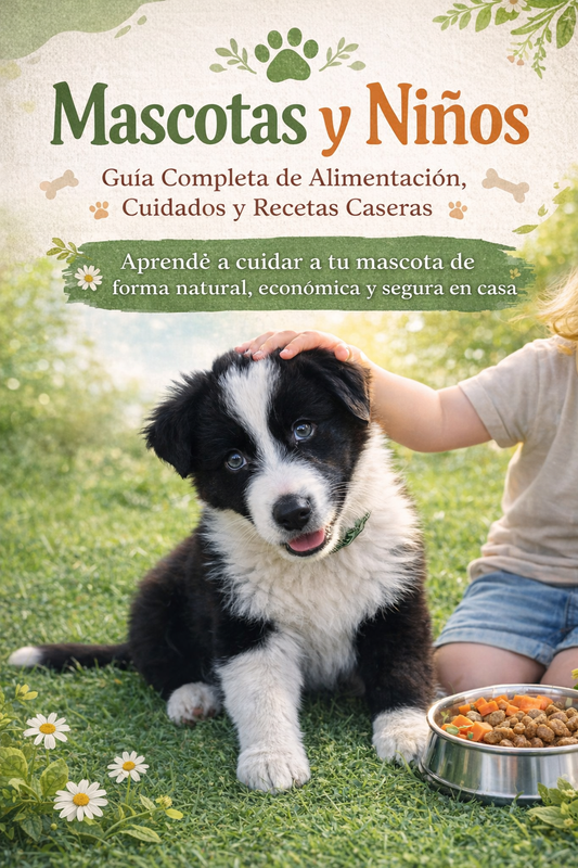 Mascotas y Niños: Guía Completa de Alimentación, Cuidados y Recetas Caseras